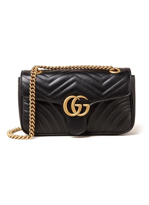 gucci dames tas zwart|Gucci designer handbags.